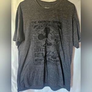 Disney Gray Graphic T-Shirt for Men